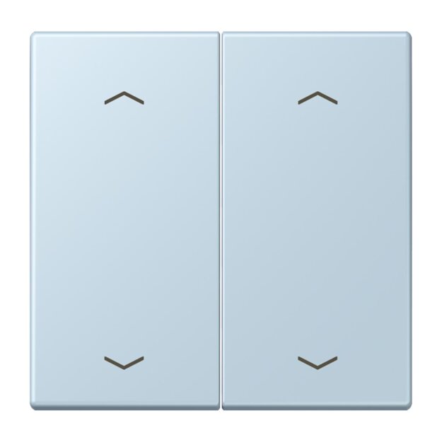 Jung LC102P208 Wippe mit Pfeilsymbolen für KNX Taster 2-fach (Duroplast lackiert) Outremerclair Les Couleurs® Le Corbusier
