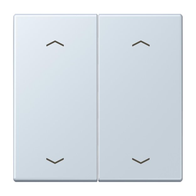 Jung LC102P209 Wippe mit Pfeilsymbolen für KNX Taster 2-fach (Duroplast lackiert) Outremer Pale Les Couleurs® Le Corbusier