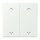 Jung LC102P210 Wippe mit Pfeilsymbolen für KNX Taster 2-fach (Duroplast lackiert) Outremer Gris Les Couleurs® Le Corbusier