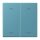Jung LC102P212 Wippe mit Pfeilsymbolen für KNX Taster 2-fach (Duroplast lackiert) Céruléen Vif Les Couleurs® Le Corbusier