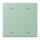 Jung LC102P217 Wippe mit Pfeilsymbolen für KNX Taster 2-fach (Duroplast lackiert) Vert Anglais Clair Les Couleurs® Le Corbusier