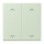 Jung LC102P218 Wippe mit Pfeilsymbolen für KNX Taster 2-fach (Duroplast lackiert) Vert Anglâis Pale Les Couleurs® Le Corbusier