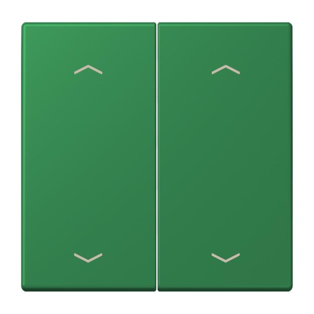 Jung LC102P219 Wippe mit Pfeilsymbolen für KNX Taster 2-fach (Duroplast lackiert) Vert Foncé Les Couleurs® Le Corbusier