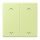 Jung LC102P222 Wippe mit Pfeilsymbolen für KNX Taster 2-fach (Duroplast lackiert) Vert Jaune Clair Les Couleurs® Le Corbusier