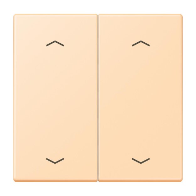 Jung LC102P223 Wippe mit Pfeilsymbolen für KNX Taster 2-fach (Duroplast lackiert) Ocre Les Couleurs® Le Corbusier