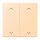 Jung LC102P223 Wippe mit Pfeilsymbolen für KNX Taster 2-fach (Duroplast lackiert) Ocre Les Couleurs® Le Corbusier