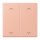 Jung LC102P231 Wippe mit Pfeilsymbolen für KNX Taster 2-fach (Duroplast lackiert) Rose Clair Les Couleurs® Le Corbusier