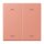 Jung LC102P233 Wippe mit Pfeilsymbolen für KNX Taster 2-fach (Duroplast lackiert) LOcre Rouge Moyen Les Couleurs® Le Corbusier