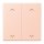 Jung LC102P234 Wippe mit Pfeilsymbolen für KNX Taster 2-fach (Duroplast lackiert) LOcre Rouge Clair Les Couleurs® Le Corbusier