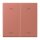 Jung LC102P236 Wippe mit Pfeilsymbolen für KNX Taster 2-fach (Duroplast lackiert) Terre Sienne Brique Les Couleurs® Le Corbusier