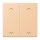 Jung LC102P237 Wippe mit Pfeilsymbolen für KNX Taster 2-fach (Duroplast lackiert) Terre Sienne Claire 31 Les Couleurs® Le Corbusier