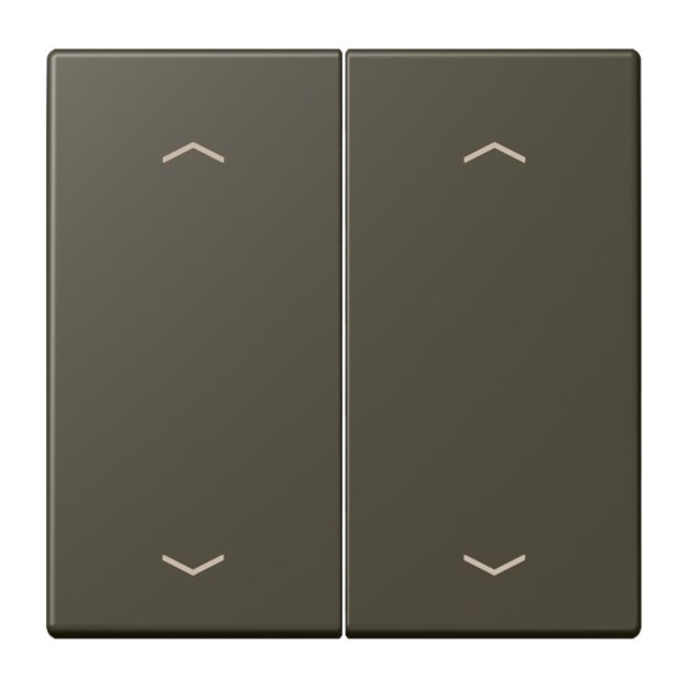 Jung LC102P241 Wippe mit Pfeilsymbolen für KNX Taster 2-fach (Duroplast lackiert) Ombre Naturelle 31 Les Couleurs® Le Corbusier