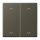 Jung LC102P241 Wippe mit Pfeilsymbolen für KNX Taster 2-fach (Duroplast lackiert) Ombre Naturelle 31 Les Couleurs® Le Corbusier