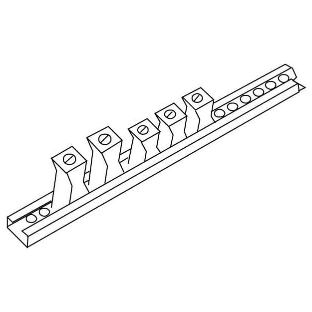 Kleinhuis 755 Reihenschelle für Kabel-Ø 6-38 mm Kunststoff PS RAL 7035 Lichtgrau