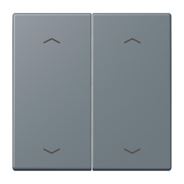 Jung LC102P251 Wippe mit Pfeilsymbolen für KNX Taster 2-fach (Duroplast lackiert) Gris 59 Les Couleurs® Le Corbusier