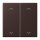 Jung LC102P252 Wippe mit Pfeilsymbolen für KNX Taster 2-fach (Duroplast lackiert) Terre D’Ombre Brûlée 59 Les Couleurs® Le Corbusier