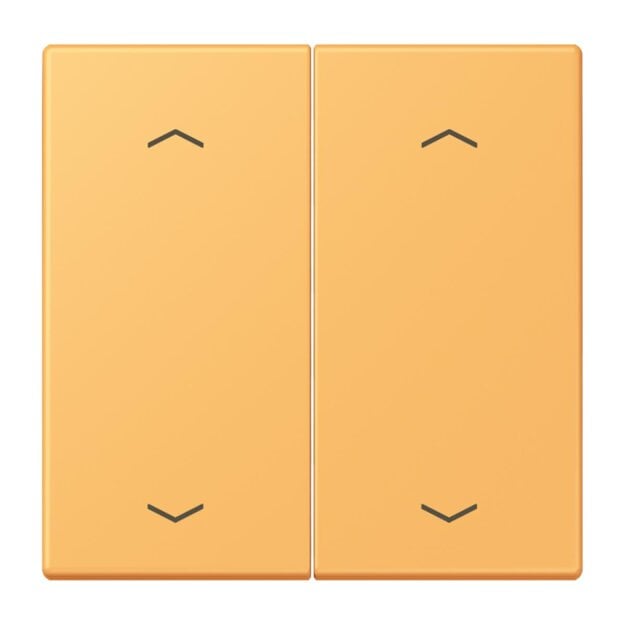 Jung LC102P254 Wippe mit Pfeilsymbolen für KNX Taster 2-fach (Duroplast lackiert) Ocre Jaune Clair Les Couleurs® Le Corbusier