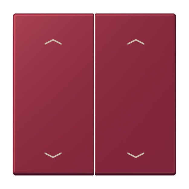 Jung LC102P255 Wippe mit Pfeilsymbolen für KNX Taster 2-fach (Duroplast lackiert) Le Rubis Les Couleurs® Le Corbusier