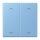 Jung LC102P256 Wippe mit Pfeilsymbolen für KNX Taster 2-fach (Duroplast lackiert) Bleu Céruléen 59 Les Couleurs® Le Corbusier