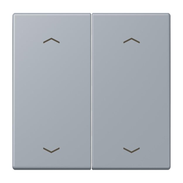 Jung LC102P257 Wippe mit Pfeilsymbolen für KNX Taster 2-fach (Duroplast lackiert) Gris Clair 59 Les Couleurs® Le Corbusier