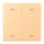 Jung LC102P258 Wippe mit Pfeilsymbolen für KNX Taster 2-fach (Duroplast lackiert) Terre Sienne Claire 59 Les Couleurs® Le Corbusier