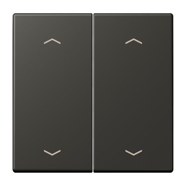Jung LC102P259 Wippe mit Pfeilsymbolen für KNX Taster 2-fach (Duroplast lackiert) Ombre Naturelle 59 Les Couleurs® Le Corbusier