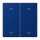 Jung LC102P261 Wippe mit Pfeilsymbolen für KNX Taster 2-fach (Duroplast lackiert) Bleu Outremer Foncé Les Couleurs® Le Corbusier