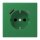 Jung LC1520-15CA219 SCHUKO-Steckdose mit USB-Ladegerät Safety+ Typ AC LC32050 (Thermoplast lackiert) Vert Foncé Les Couleurs® Le Corbusier