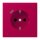Jung LC1520-18C230 SCHUKO-Steckdose mit USB-Ladegerät Safety+ Typ C LC32101 (Thermoplast lackiert) Rouge Rubia Les Couleurs® Le Corbusier