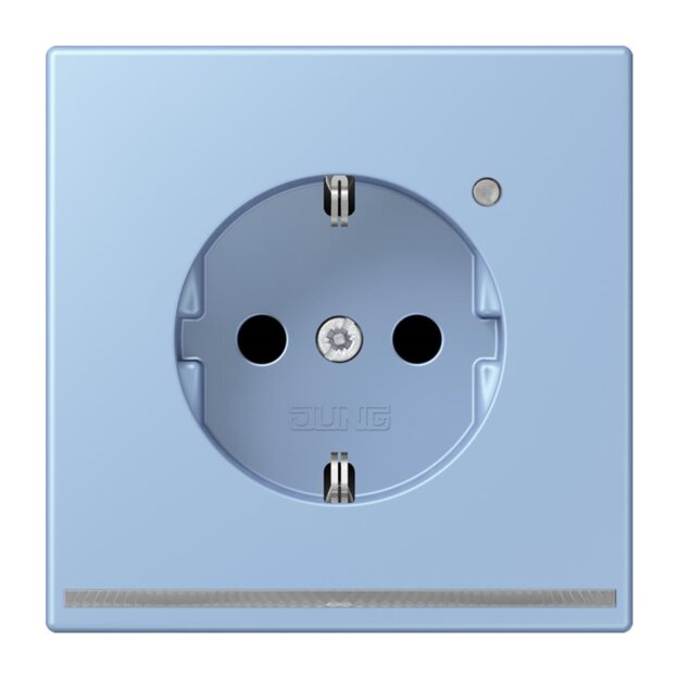 Jung LC1520-OLNW207 SCHUKO-Steckdose mit LED-Orientierungslicht Safety+ LC32021 (Duroplast lackiert) Outremer Moyen Les Couleurs® Le Corbusier