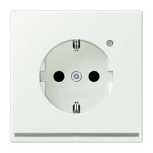 Jung LC1520-OLNW210 SCHUKO-Steckdose mit LED-Orientierungslicht Safety+ LC32024 (Duroplast lackiert) Outremer Gris Les Couleurs® Le Corbusier