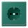 Jung LC1520-OLNW216 SCHUKO-Steckdose mit LED-Orientierungslicht Safety+ LC32040 (Duroplast lackiert) Vert Anglais Les Couleurs® Le Corbusier
