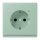 Jung LC1520-OLNW217 SCHUKO-Steckdose mit LED-Orientierungslicht Safety+ LC32041 (Duroplast lackiert) Vert Anglais Clair Les Couleurs® Le Corbusier