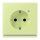 Jung LC1520-OLNW222 SCHUKO-Steckdose mit LED-Orientierungslicht Safety+ LC32053 (Duroplast lackiert) Vert Jaune Clair Les Couleurs® Le Corbusier