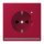 Jung LC1520-OLNW229 SCHUKO-Steckdose mit LED-Orientierungslicht Safety+ LC32100 (Duroplast lackiert) Rouge Carmin Les Couleurs® Le Corbusier