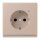 Jung LC1520-OLNW240 SCHUKO-Steckdose mit LED-Orientierungslicht Safety+ LC32131 (Duroplast lackiert) Ombre Brûlée Claire Les Couleurs® Le Corbusier