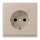 Jung LC1520-OLNW243 SCHUKO-Steckdose mit LED-Orientierungslicht Safety+ LC32142 (Duroplast lackiert) Ombre Naturelle Claire Les Couleurs® Le Corbusier