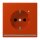 Jung LC1520-OLNW244 SCHUKO-Steckdose mit LED-Orientierungslicht Safety+ LC4320A (Duroplast lackiert) Rouge Vermillon 59 Les Couleurs® Le Corbusier