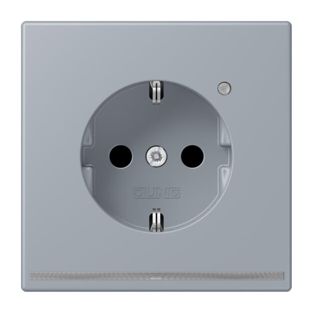Jung LC1520-OLNW257 SCHUKO-Steckdose mit LED-Orientierungslicht Safety+ LC4320O (Duroplast lackiert) Gris Clair 59 Les Couleurs® Le Corbusier