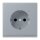Jung LC1520-OLNW257 SCHUKO-Steckdose mit LED-Orientierungslicht Safety+ LC4320O (Duroplast lackiert) Gris Clair 59 Les Couleurs® Le Corbusier