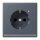 Jung LC1520-OLNW262 SCHUKO-Steckdose mit LED-Orientierungslicht Safety+ LC4320U (Duroplast lackiert) Gris Fonce 59 Les Couleurs® Le Corbusier