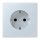 Jung LC1520209 SCHUKO-Steckdose LC32023 (Duroplast lackiert) Outremer Pale Les Couleurs® Le Corbusier