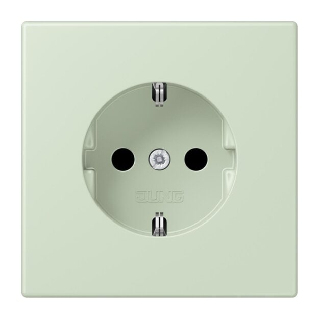Jung LC1520218 SCHUKO-Steckdose LC32042 (Duroplast lackiert) Vert Anglâis Pale Les Couleurs® Le Corbusier