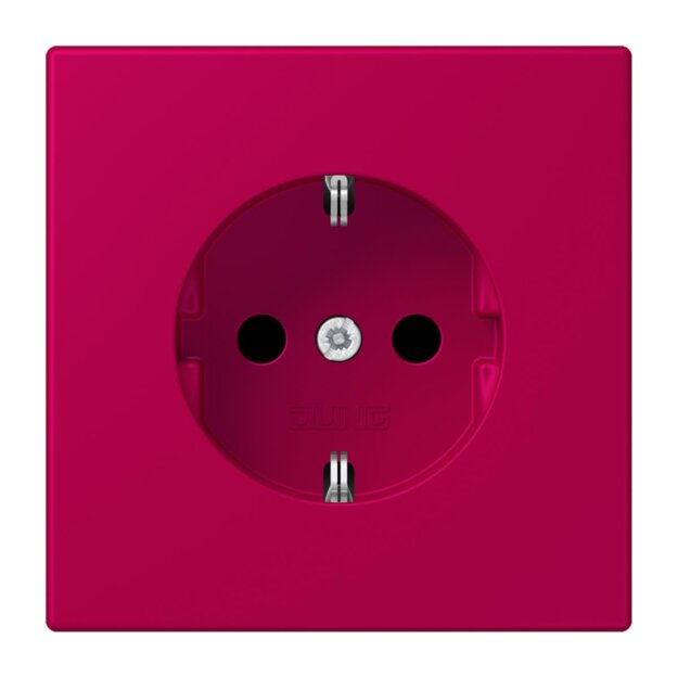 Jung LC1520230 SCHUKO-Steckdose LC32101 (Duroplast lackiert) Rouge Rubia Les Couleurs® Le Corbusier