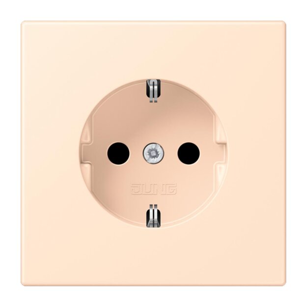 Jung LC1520238 SCHUKO-Steckdose LC32123 (Duroplast lackiert) Terre Sienne Pâle Les Couleurs® Le Corbusier