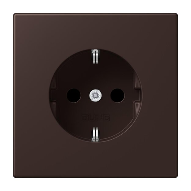 Jung LC1520252 SCHUKO-Steckdose LC4320J (Duroplast lackiert) Terre D’Ombre Brûlée 59 Les Couleurs® Le Corbusier