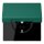 Jung LC1520BFKL216 SCHUKO-Steckdose mit Klappdeckel LC32040 (Thermoplast lackiert) Vert Anglais Les Couleurs® Le Corbusier
