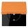 Jung LC1520BFKL225 SCHUKO-Steckdose mit Klappdeckel LC32081 (Thermoplast lackiert) Orange Clair Les Couleurs® Le Corbusier