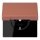 Jung LC1520BFKL236 SCHUKO-Steckdose mit Klappdeckel LC32121 (Thermoplast lackiert) Terre Sienne Brique Les Couleurs® Le Corbusier