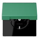 Jung LC1520BFKL250 SCHUKO-Steckdose mit Klappdeckel...